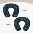 thumbnail image 3 of Goofa Dinosaur Pattern Travel Pillow Memory Foam - Head Neck Support Airplane Pillow U-shaped Pillow Office Nap pillow Ergonomic Travel Accessory, 3 of 8