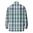 thumbnail image 3 of Zylanna Men's Button up Shirts, Turndown Collar Breathable Plaid Long Sleeve Casual Shirts for Men Multicolor, 3 of 4