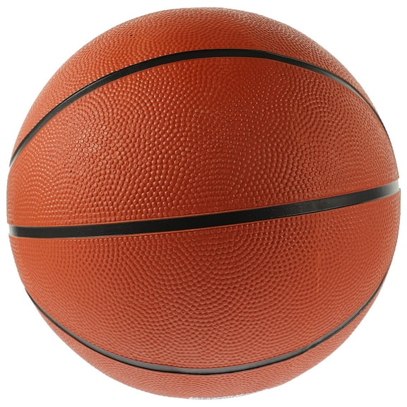 ELAYARD 1Pc Orange Basketball Rubber Material Designed for Teen Sports Indoor Outdoor Games