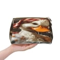 thumbnail image 4 of Naloa Cartoon Scottish Duck Leather Makeup Bag for Purse Travel, Portable Small Cosmetic Organizer for Women and Girls, Make up Bag with Zipper, 4 of 8