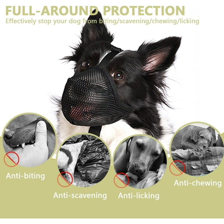 Dog Muzzle for Extra Small Sized Dogs, Air Mesh Dog Mouth Cover