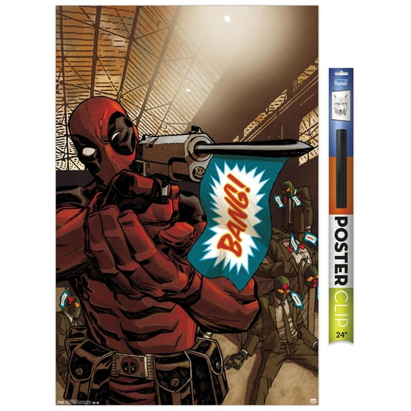 Marvel Comics - Deadpool - Bang Wall Poster, 22.375" x 34"