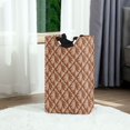 thumbnail image 6 of Yayeee Freestanding Laundry Hamper with Handle Collapsible Large Storage Basket for Clothes, Brown Palm Tree Pattern, 6 of 7
