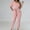 Pink, variant on CheerKidz Women's Off Shoulder Strappy Romper Sexy Bodysuit Jumpsuit Fashionable Lady's Night Out Outfit(Mint Green,M)