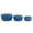 Lake Blue + Ceramic, variant on FENGFAN 3 Pack Cobalt Blue Hammered Ceramic Planter Set 10 12 15 Inch Breathable Plant Pots For Succulents Violets