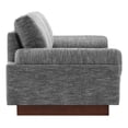 thumbnail image 3 of Sofa Couch, Grey Gray, Fabric, Living Kitchen Cafe Bistro Hospitality Restaurant, Modern HB34838, 3 of 9