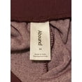thumbnail image 4 of Abound Women's Burgundy Velour Jogger Pants Size Medium Elastic Waistband Pull-On, 4 of 5