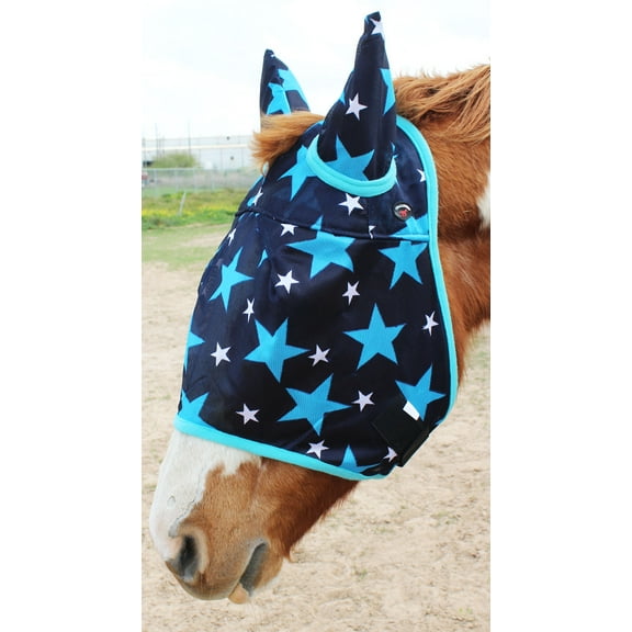 Equine Horse FlyMask Summer Spring Airflow Mesh Scrim 73234C
