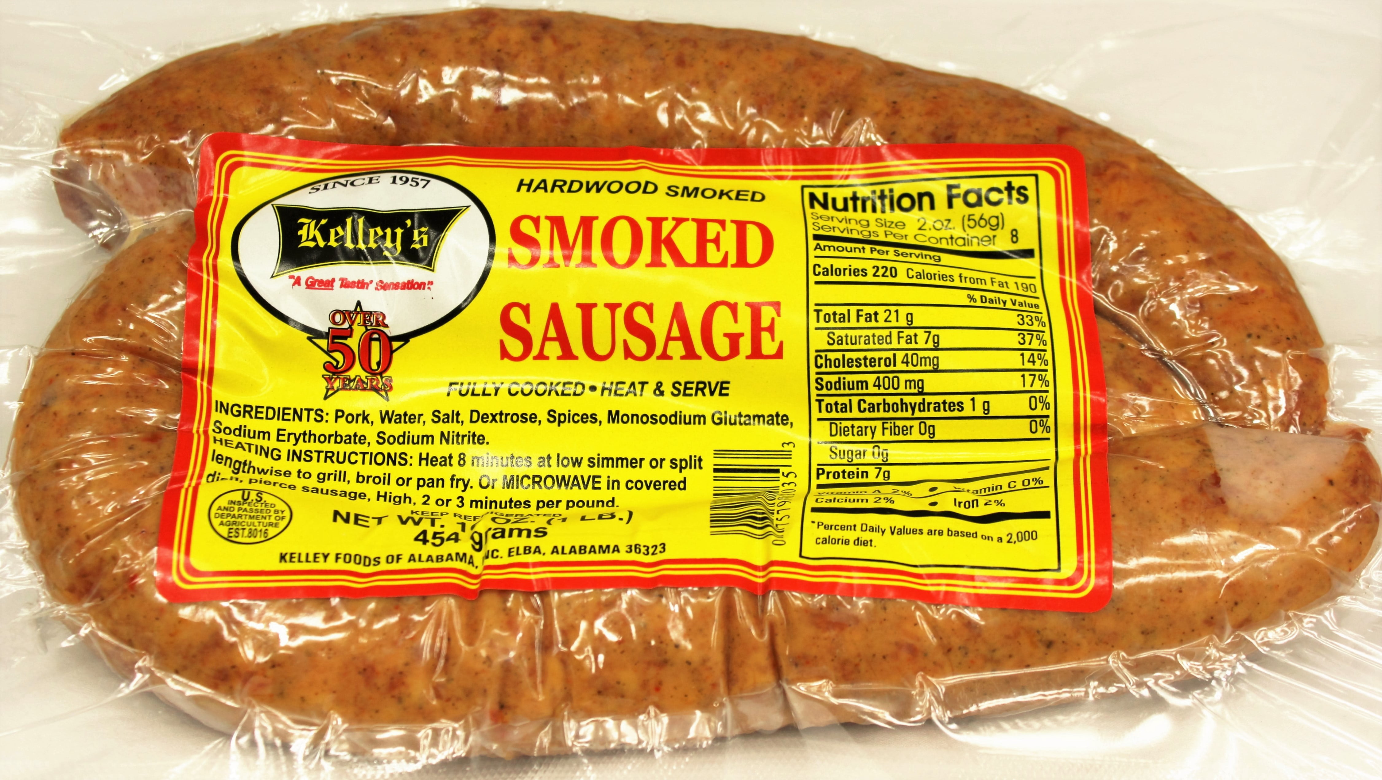 kelley's smoked baby link sausage vanscheckerboardoldskoolyellow