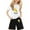 Beige, variant on TOOYOU Girls Summer Outfit Sets World Bee Day Children'S Short Sleeved Festival Printed Comfort Round Neck T Shirt 2 Piece Set Girls Casual Outfit Sets For School Size 3-4 Years Yellow