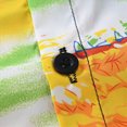 thumbnail image 6 of kaprioy Toddler Baby Boy Summer Outfits Little Kids Hawaiian Clothes Short Sets Sunset Palm Leave Top Shirt T-shirt Tops Shorts 2PCS Clothes Set, 6 of 7
