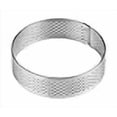 thumbnail image 3 of Pavoni XF9020 Anneau à Tarte Rond Perforé en Acier Inoxydable 3/4 Pouces de Haut (3-1/2 Pouces), 3 of 4