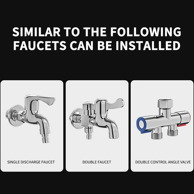 Water Hose Extension Faucet Extension Pipe, Universal Water Pipe Extension Pipe, Fixed Extension Pipe Tool, Hose Waterproof Connection, Mop Pool Long Water Hose