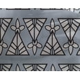 thumbnail image 4 of oneOone Georgette Viscose Fabric Floral & Triangle Block Print Sewing Fabric BTY 42 Inch Wide, 4 of 4