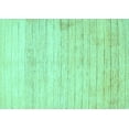 thumbnail image 1 of Ahgly Company Indoor Rectangle Abstract Turquoise Blue Contemporary Area Rugs, 2' x 3', 1 of 4