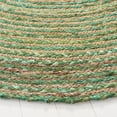 thumbnail image 3 of SAFAVIEH Cape Cod Miah Geometric Area Rug, Green/Natural, 6' x 6' Round, 3 of 8