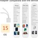 thumbnail image 5 of Lightning a SD para iPhone/iPad, lectura de tarjetas de memoria con doble ranura, 5 of 5