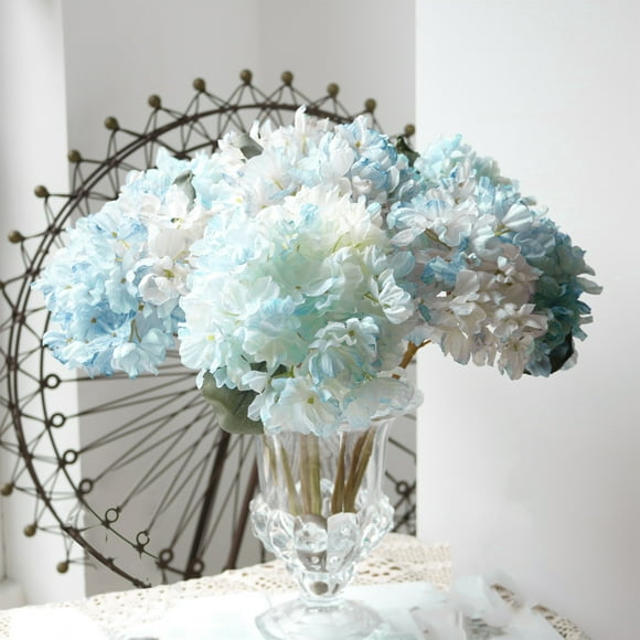 RKSTN Home Decor 1Pc Artificial Flower Home Decor Portable Single Branch Simulation Hydrangea For Wedding Fake Hydrangea Ecologically Friendly For Party Artificial Flower Home Decor