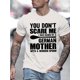 thumbnail image 1 of Unique 'German Mother' Print Breathable Cotton T-Shirt - Men's Casual Fashion Crew Neck Machine Washable - Perfect for Summer, 1 of 6