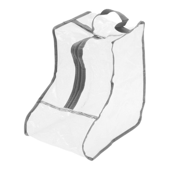 Unique Bargains 1 Pc Ankle Boots Shoes Dust Cover Dustproof Shoes Dust Protection Bag White Gray