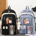 thumbnail image 4 of kurtrusly Multi-functional School Backpack With Extra Bags For Students Bags For School School Bag Schoolbag purple, 4 of 6