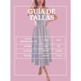 thumbnail image 5 of Vestido Midi Mujer Tirantes Ajustables Cintura Alta Entallada Falda Amplia Línea A, 5 of 5