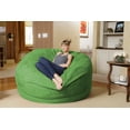 thumbnail image 6 of Chill Sack Bean Bag Chair, Memory Foam Lounger with Microsuede Cover, Kids, Adults, 6 ft, Lime, 6 of 9