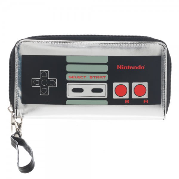Large Zip Around Wallet - Nintendo - Controller New Licensed gw2ufxnct