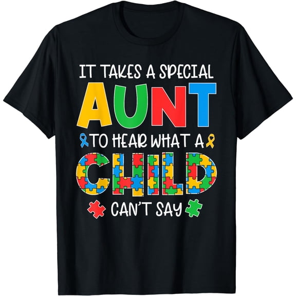 Autism Awareness Month Auntie Special Aunt T-Shirt