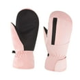thumbnail image 4 of Vsenkes Winter Ski Mittens Snowboarding Gloves for Snowmobiling Winter Sports Skiing Pink, 4 of 9