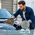 thumbnail image 4 of Microfiber Car Wash Gloves With Chenille & Polyester Terry Scratch-Free Cleaning Elastic Cuffs Intricate Patterns, 4 of 8