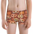 thumbnail image 5 of Yiaed Brown Owl Print Boys' Boxer Briefs Cotton Casual Stretch Comfort Boys Boxers - Kids Boxer Briefs Underwear for Boys (6-18)-Medium, 5 of 5