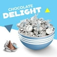 thumbnail image 2 of Hershey's Kisses Milk Chocolate Silver Foil Candy, Bulk 2 Pounds Bag, 2 of 6