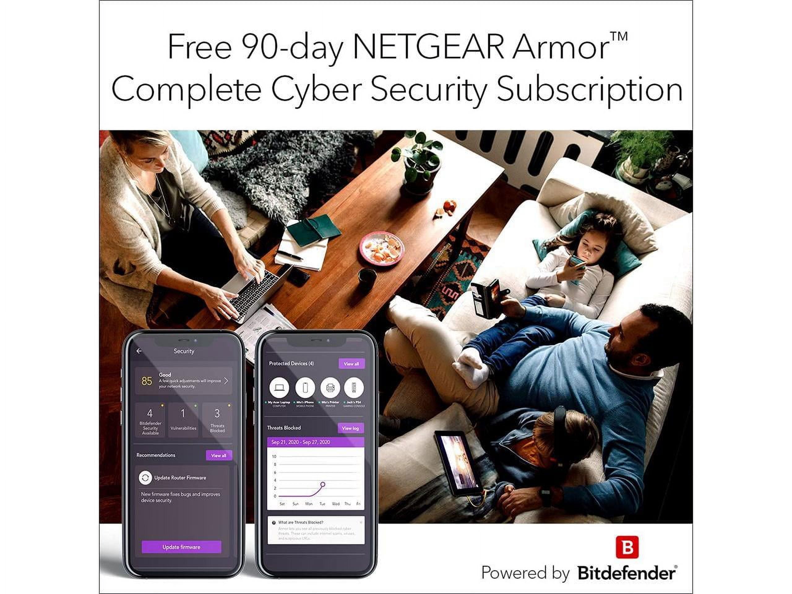 NETGEAR CAX30-100NAR AX2700 WiFi Cable Modem Router Nighthawk DOCSIS 3.1 2.7Gbps Two-in-One Cable Modem + WiFi 6 Router