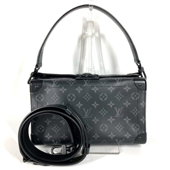 Pre-Owned LOUIS VUITTON M11744 Monogram Eclipse Soul Trunk EW 3-Way Bag, Handbag,... (Good)