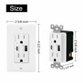 thumbnail image 4 of Type C Outlet on Wall,Nineleaf 2PK 21W 4.2A 2 Port USB Wall Outlet,15A Receptacle with Type C & USB Ports,Charger for iPhone 15/iPad/Samsung/Android Devices,TR UL Listed,White, 4 of 4