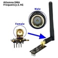 thumbnail image 5 of 4Pcs NRF24L01+PA+LNA Wireless Module with Antenna 1100 Meters Long Distance with NRF24L01 Wireless M, 5 of 5