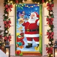 thumbnail image 5 of Wooowa 35×71Inches Christmas Door Covers, Festive Patterned Decor for Home Entryways & Holiday Exteriors, 5 of 7