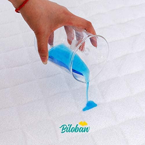 Biloban Quilted Bamboo Crib Mattress Protector Fitted Standard
