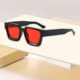 thumbnail image 3 of Thick Square Retro Sunglasses UV400 Protection Lightweight Outdoor Driving Shades Unisex, 3 of 4