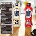thumbnail image 3 of Fairlife Core Power 26g Protein Milkshake - Chocolate, Strawberry Banana, Vanilla - 12 Pack of 14oz, 3 of 7