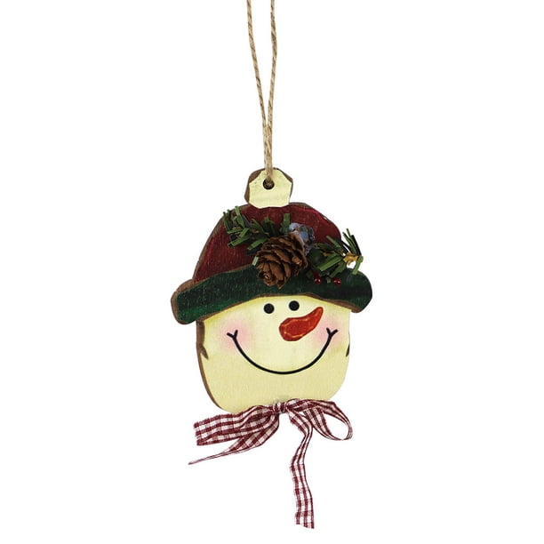 Bewildely Letrero de para colgar en Navidad, puerta decorativa, ventana, arte de dibujos animados coloridos, artesanía, favores de fiesta, Kits de decoración para fiestas Tipo 6 Bewildely HA063944-06
