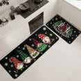 thumbnail image 3 of Stijggn 2 Pcs Christmas Area Rugs Christmas Decorations Non-Slip Skid Washable Runner Rug Xmas Holiday Decor Runner Rug Perfect for Porch, Living Room, Entryway, 3 of 6