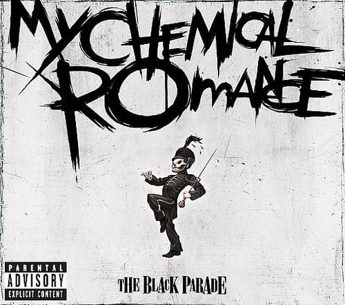 welcome to the black parade my chemical romance lyrics door wall window sticker 