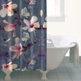 thumbnail image 5 of Waterproof Pioneer Shower Curtain 36x72 Inch Polyester Unique Colorful Floral Shower Curtain for Bathroom Hotel Home Decor with 7 Plastic Hooks, 5 of 5
