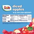 thumbnail image 3 of Dole Fruit Bowls Diced Apples in Raspberry Gel, 4.3 oz cups (4 pack), 3 of 10