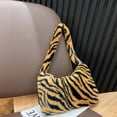 thumbnail image 2 of Bolso de hombro de Felpa con diseño de animales Likrtyny Para mujer color Leopardo rosa, 2 of 7