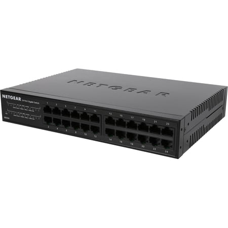 UPC: 0606449110296 | NETGEAR 24-Port Gigabit Ethernet Unmanaged Switch  Desktop/Rackmount (GS324)
