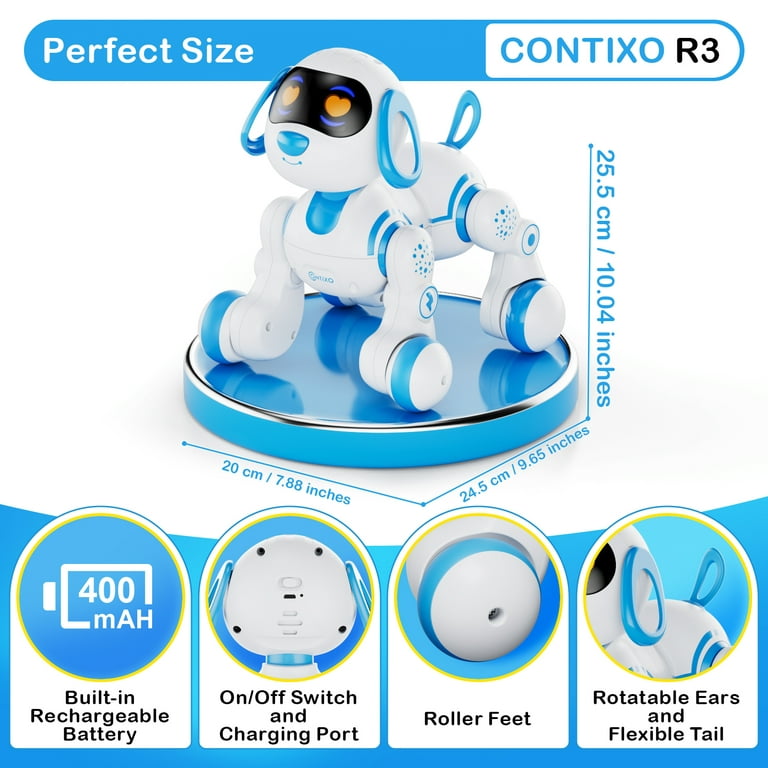 Kids Voice Control Smart Animal Robot Toy Walking Pet RC Dog Car