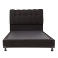 thumbnail image 2 of Box Base Cama Matrimonial + Cabecera Nube Negro Dicasa  Nube Black, 2 of 8